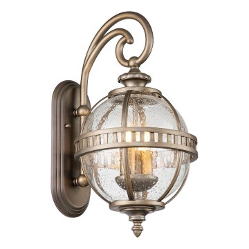 Kichler - Āra sienas lampa HALLERON 2xE14/40W/230V IP44