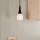 Kichler - DEELA griestu lustra ar stieni 1xE27/60W/230V Ø 17,8 cm melna