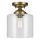 Kichler - Griestu lampa WINSLOW 1xE27/60W/230V d. 21,6 cm misiņš