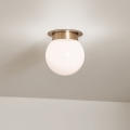 Kichler KL-ALBERS-F-G-CPZ-Griestu lampa ALBERS 1xE27/40W/230V Ø20,3 cm zeltaina