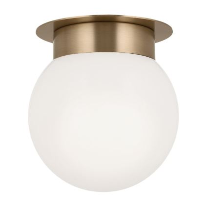 Kichler KL-ALBERS-F-G-CPZ-Griestu lampa ALBERS 1xE27/40W/230V Ø20,3 cm zeltaina