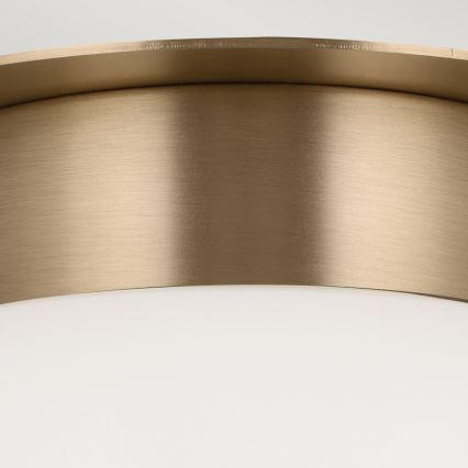 Kichler KL-ALBERS-F-G-CPZ-Griestu lampa ALBERS 1xE27/40W/230V Ø20,3 cm zeltaina