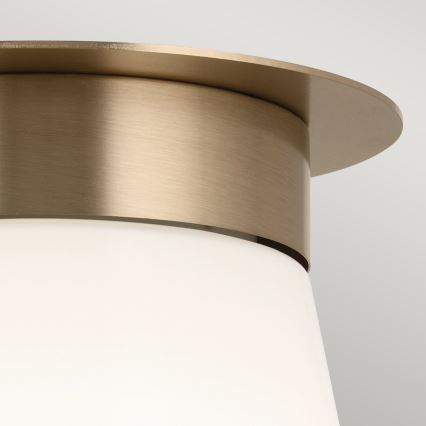 Kichler - Griestu lampa ALBERS 1xE27/40W/230V Ø 21,6 cm bronzas krāsas