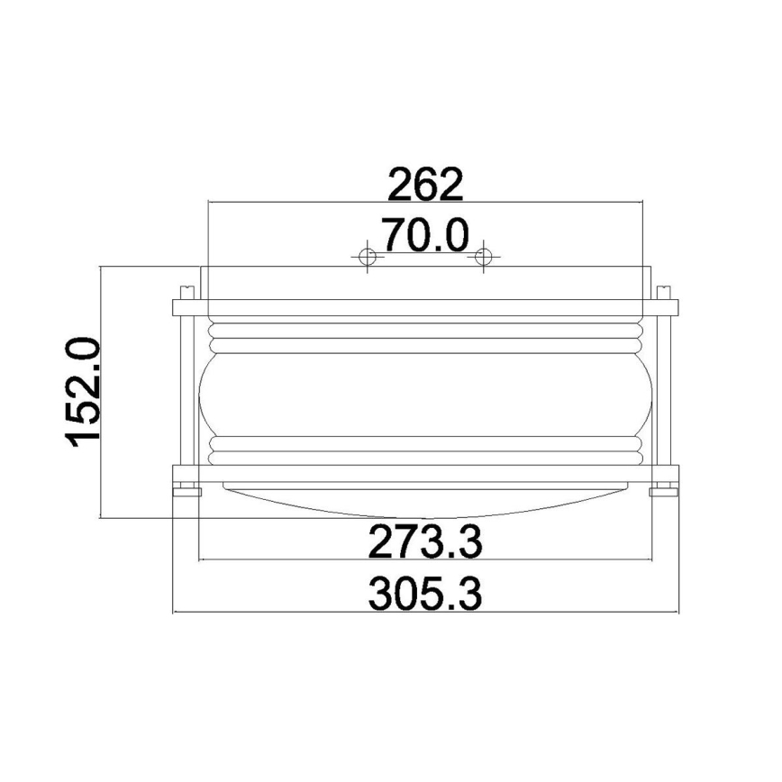 Kichler - Āra gaismeklis ASHLANDBAY 1xE27/60W/230V IP44 bronzas krāsa