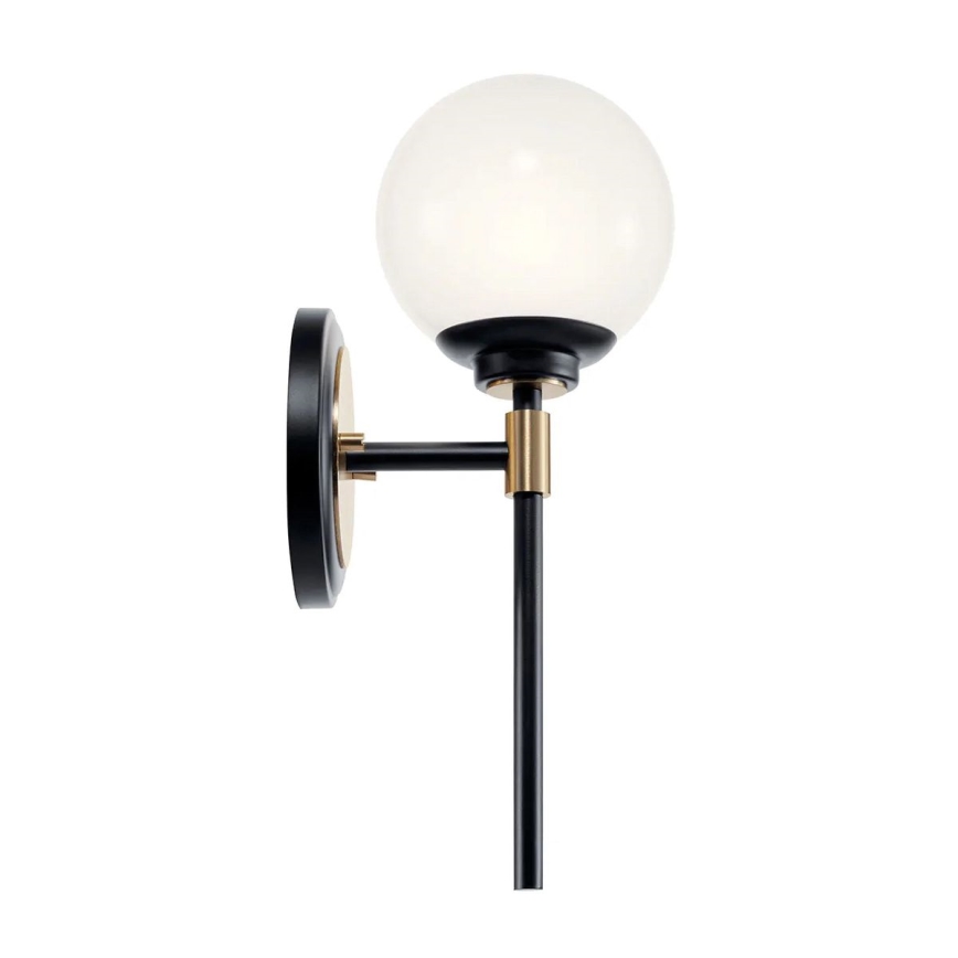 Kichler - LED vannasistabas sienas gaismeklis BENNO 2xG9/3W/230V zelta krāsā IP44