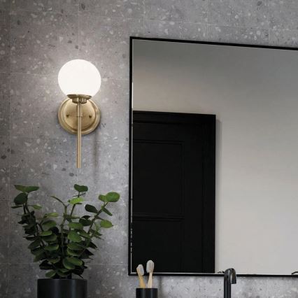 Kichler - LED Vannas istabas sienas lampa BENNO 1xG9/3W/230V IP44 misiņš