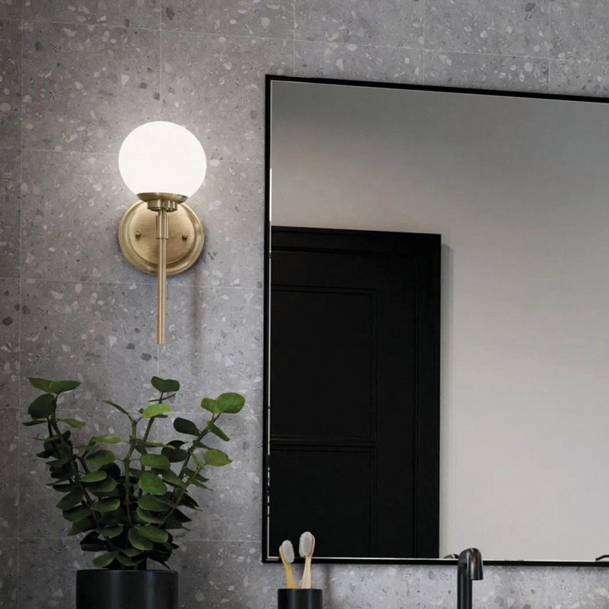 Kichler - LED Vannas istabas sienas lampa BENNO 1xG9/3W/230V IP44 misiņš