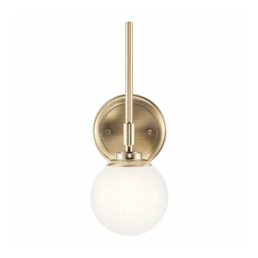 Kichler - LED Vannas istabas sienas lampa BENNO 1xG9/3W/230V IP44 misiņš