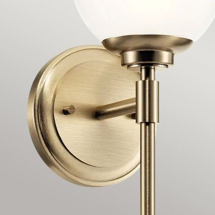 Kichler - LED Vannas istabas sienas lampa BENNO 1xG9/3W/230V IP44 misiņš