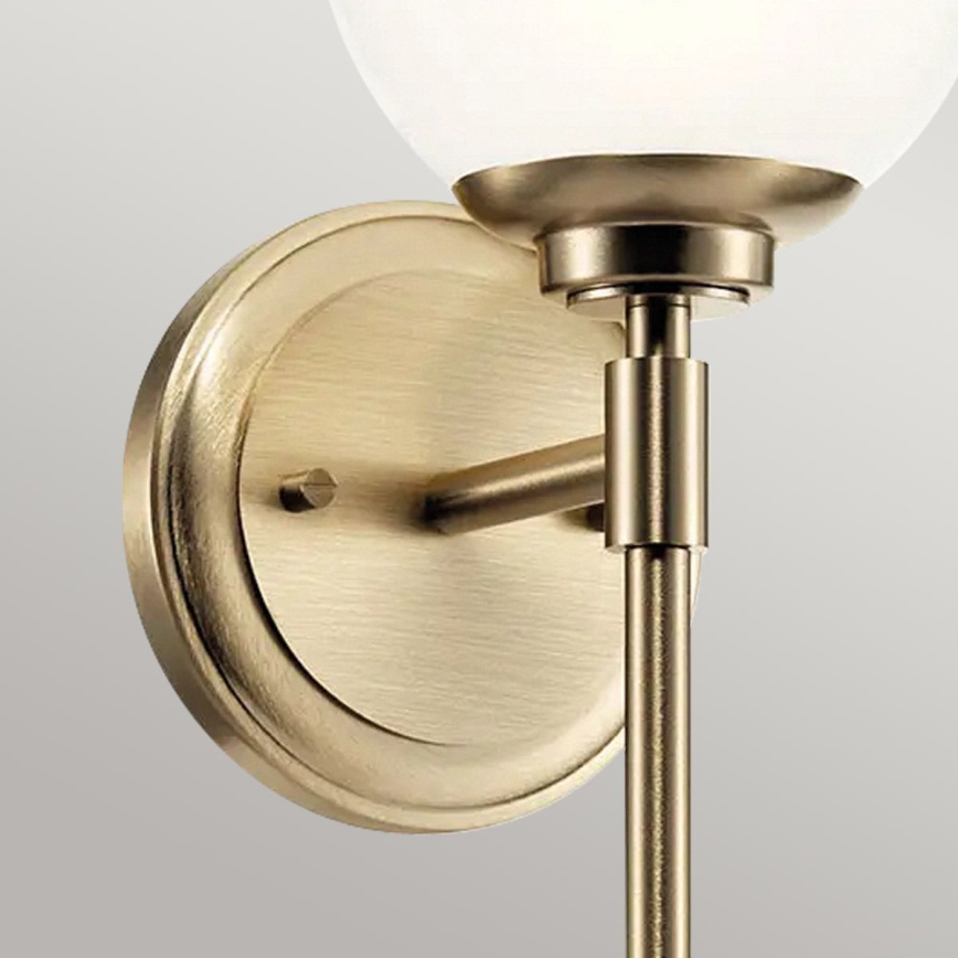 Kichler - LED Vannas istabas sienas lampa BENNO 1xG9/3W/230V IP44 misiņš