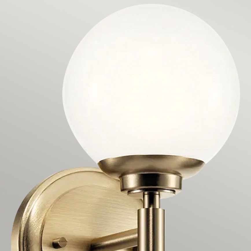 Kichler - LED Vannas istabas sienas lampa BENNO 1xG9/3W/230V IP44 misiņš