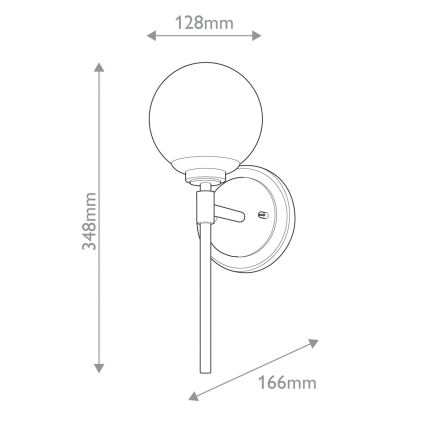 Kichler - LED Vannas istabas sienas lampa BENNO 1xG9/3W/230V IP44 misiņš