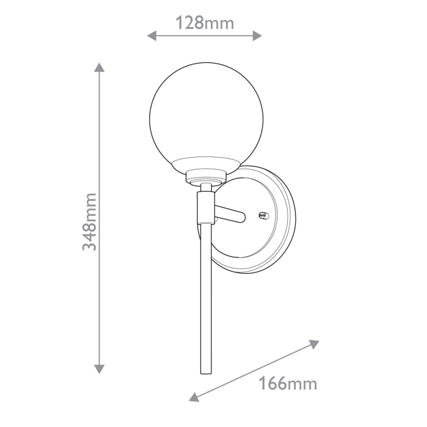 Kichler - LED Vannas istabas sienas lampa BENNO 1xG9/3W/230V IP44 misiņš