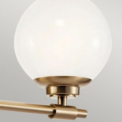 Kichler - LED Vannas istabas sienas lampa BENNO 2xG9/3W/230V IP44 misiņš