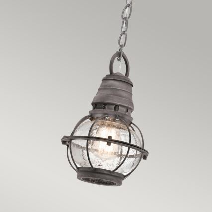 Kichler - Āra lustra ar ķēdi BRIDGE POINT 1xE27/60W/230V IP44