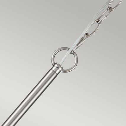 Kichler - lustra ar ķēdi CAPITOL HILL 6xE14/40W/230V matēts hroms