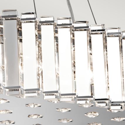 Kichler - LED Vannas istabas lustra ar auklu CRYSTAL SKYE 12xG9/3W/230V IP44