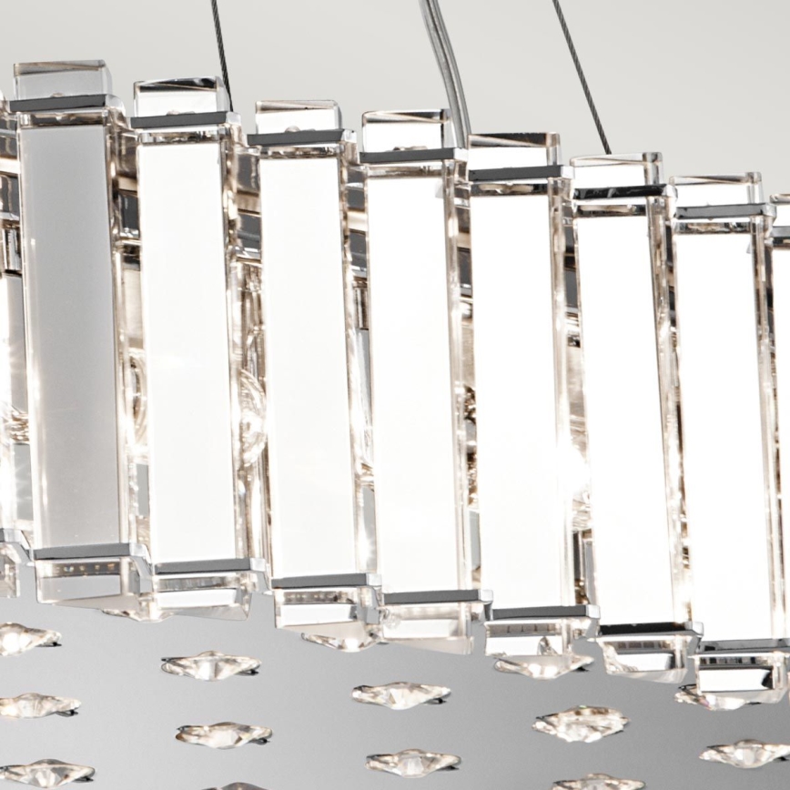 Kichler - LED Vannas istabas lustra ar auklu CRYSTAL SKYE 12xG9/3W/230V IP44