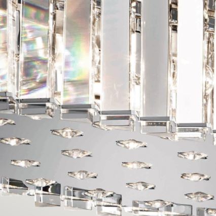 Kichler - LED Vannas istabas lustra ar auklu CRYSTAL SKYE 12xG9/3W/230V IP44
