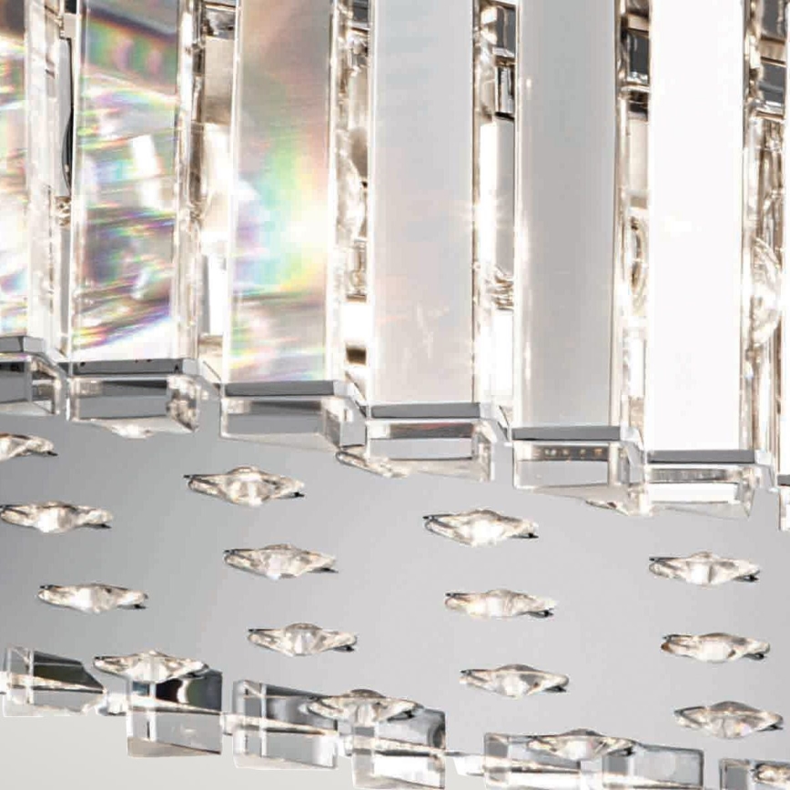 Kichler - LED Vannas istabas lustra ar auklu CRYSTAL SKYE 12xG9/3W/230V IP44