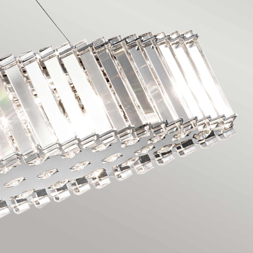 Kichler - LED Vannas istabas lustra ar auklu CRYSTAL SKYE 8xG9/3W/230V IP44