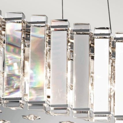 Kichler - LED Vannas istabas lustra ar auklu CRYSTAL SKYE 8xG9/3W/230V IP44