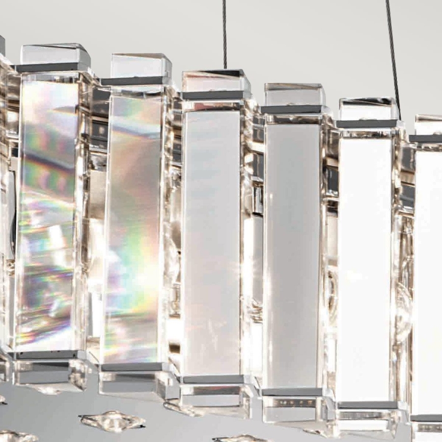 Kichler - LED Vannas istabas lustra ar auklu CRYSTAL SKYE 8xG9/3W/230V IP44