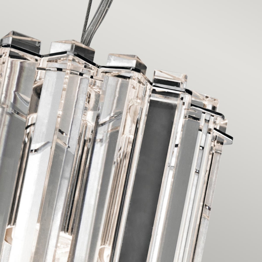 Kichler - LED Vannas istabas lustra ar auklu CRYSTAL SKYE 2xG9/3W/230V IP44