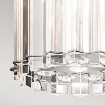 Kichler - LED Vannas istabas lustra ar auklu CRYSTAL SKYE 2xG9/3W/230V IP44