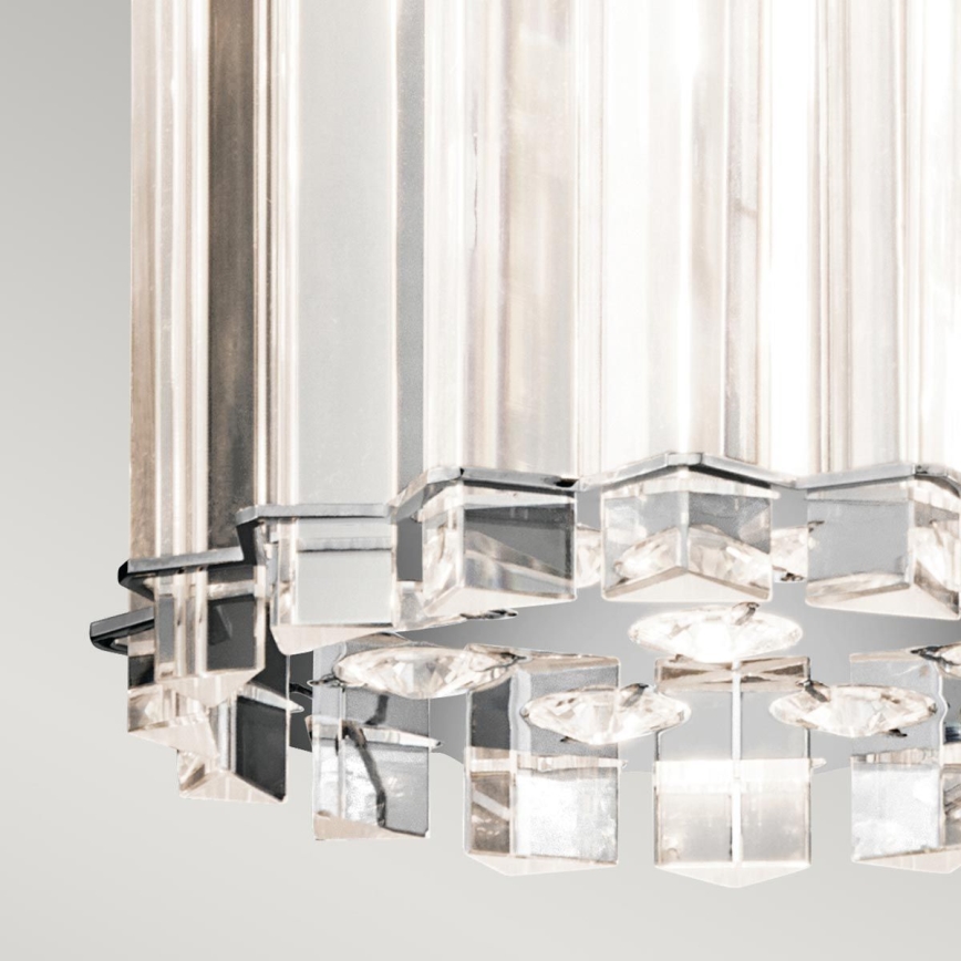 Kichler - LED Vannas istabas lustra ar auklu CRYSTAL SKYE 2xG9/3W/230V IP44
