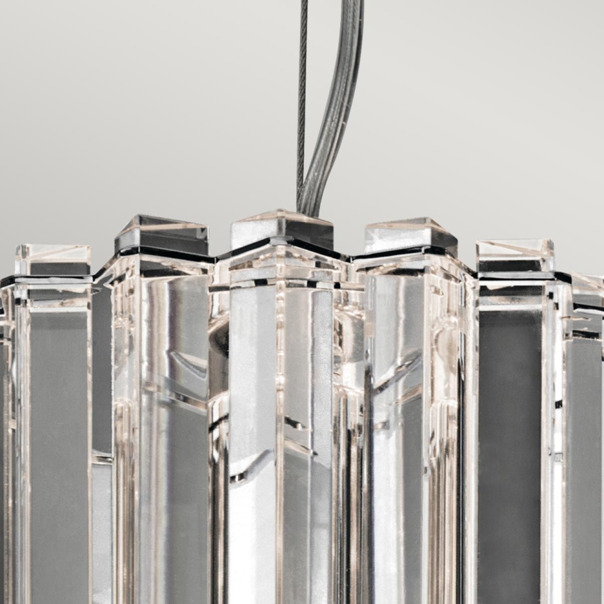 Kichler - LED Vannas istabas lustra ar auklu CRYSTAL SKYE 2xG9/3W/230V IP44