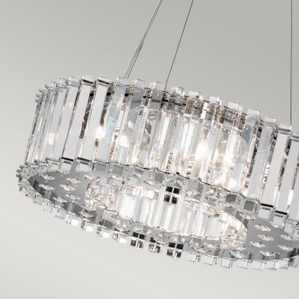 Kichler - LED Vannas istabas lustra ar auklu CRYSTAL SKYE 6xG9/3W/230V IP44