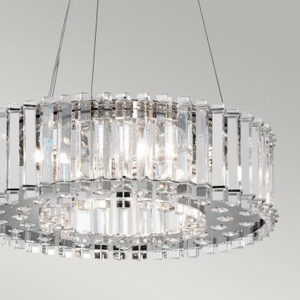 Kichler - LED Vannas istabas lustra ar auklu CRYSTAL SKYE 6xG9/3W/230V IP44