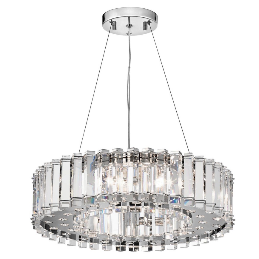 Kichler - LED Vannas istabas lustra ar auklu CRYSTAL SKYE 8xG9/3W/230V IP44
