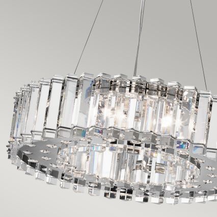 Kichler - LED Vannas istabas lustra ar auklu CRYSTAL SKYE 8xG9/3W/230V IP44