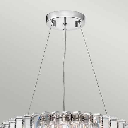 Kichler - LED Vannas istabas lustra ar auklu CRYSTAL SKYE 8xG9/3W/230V IP44
