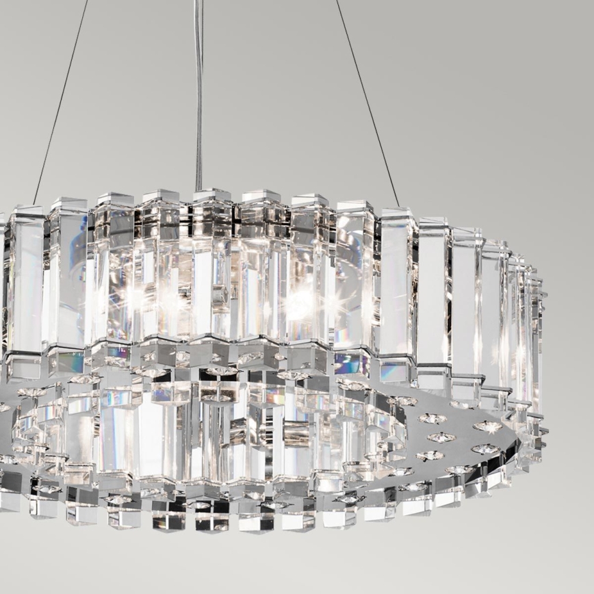 Kichler - LED Vannas istabas lustra ar auklu CRYSTAL SKYE 8xG9/3W/230V IP44