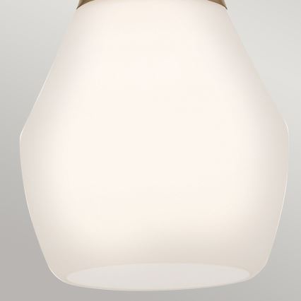 Kichler - Lustra ar stieni DEELA 1xE27/60W/230V d. 17,8 cm misiņš