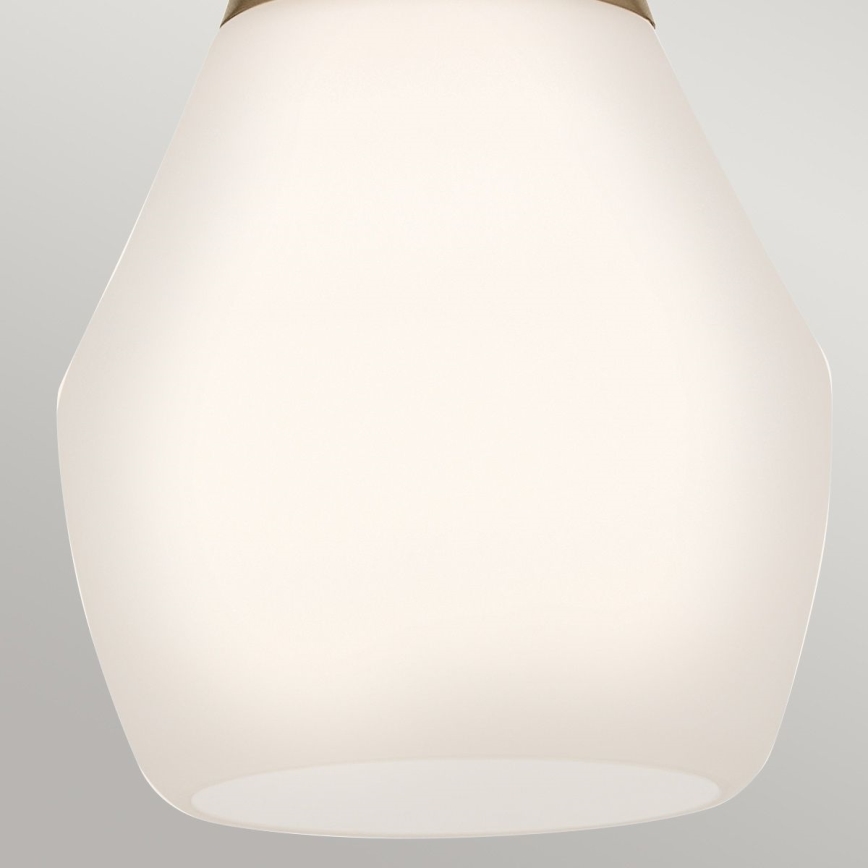 Kichler - Lustra ar stieni DEELA 1xE27/60W/230V d. 17,8 cm misiņš