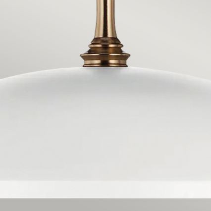 Kichler - Lustra ar ķēdi DELAROSA 1xE27/60W/230V balta/misiņš
