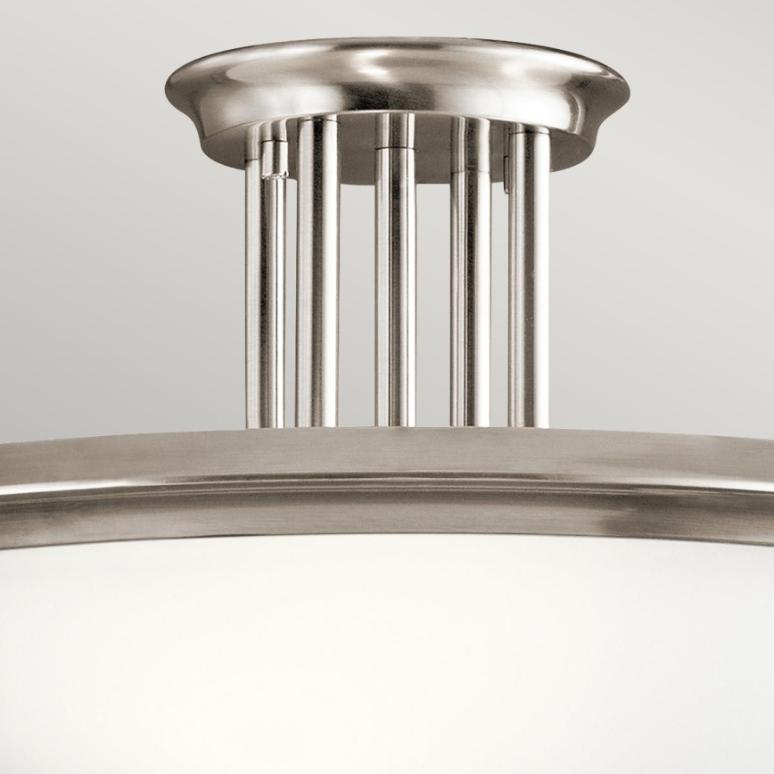 Kichler - Virsapmetuma lustra DREYFUS 3xE27/60W/230V matēts hroms