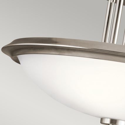 Kichler - Virsapmetuma lustra DREYFUS 3xE27/60W/230V matēts hroms