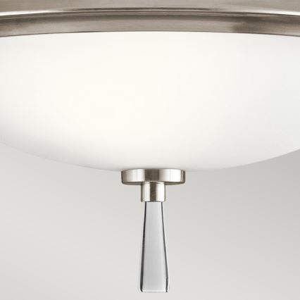 Kichler - Virsapmetuma lustra DREYFUS 3xE27/60W/230V matēts hroms