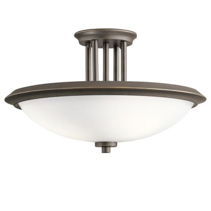 Kichler - Virsapmetuma lustra DREYFUS 3xE27/60W/230V bronza
