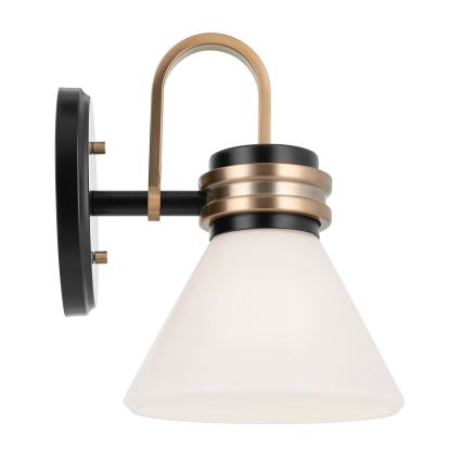 Kichler - LED Vannas istabas sienas lampa FARUM 1xG9/3W/230V IP44 melna/misiņš