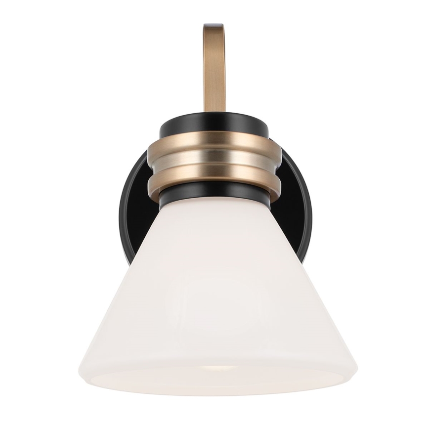 Kichler - LED Vannas istabas sienas lampa FARUM 1xG9/3W/230V IP44 melna/misiņš