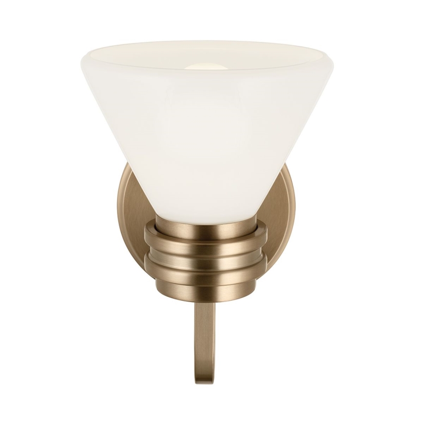 Kichler - LED Vannas istabas sienas lampa FARUM 1xG9/3W/230V IP44 misiņš