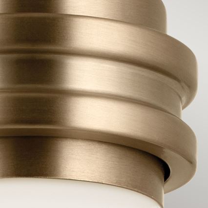 Kichler - LED Vannas istabas sienas lampa FARUM 1xG9/3W/230V IP44 misiņš