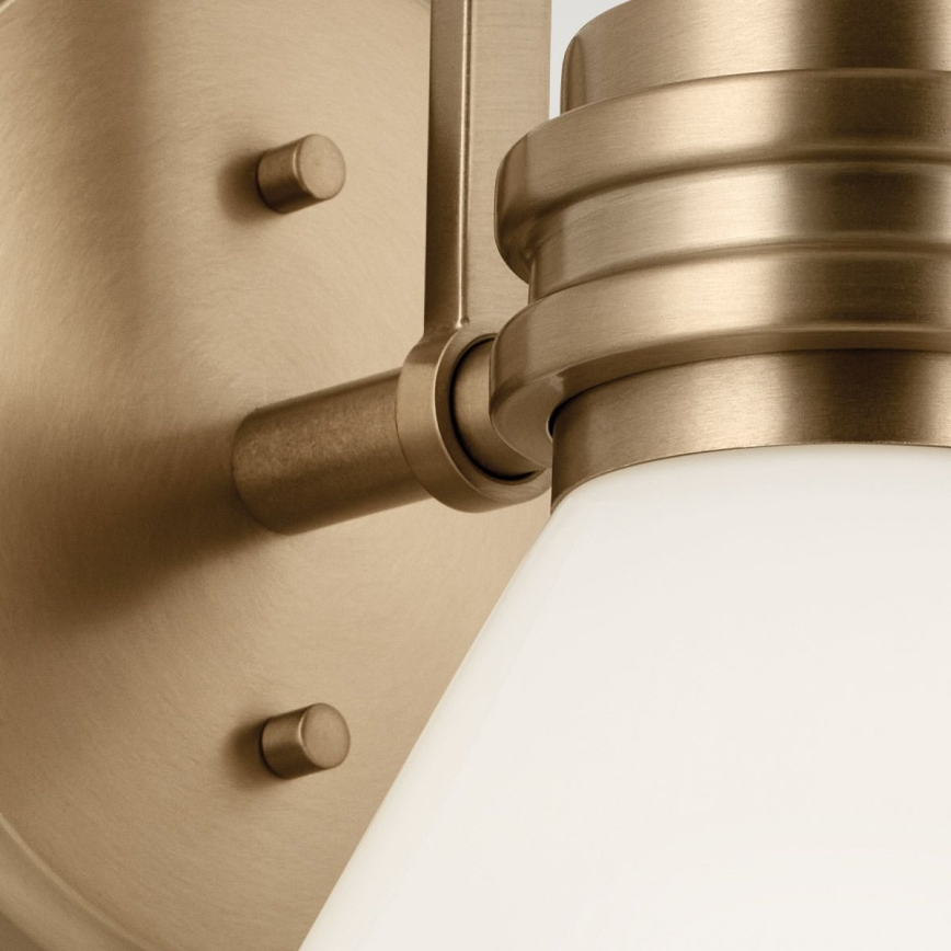 Kichler - LED Vannas istabas sienas lampa FARUM 1xG9/3W/230V IP44 misiņš