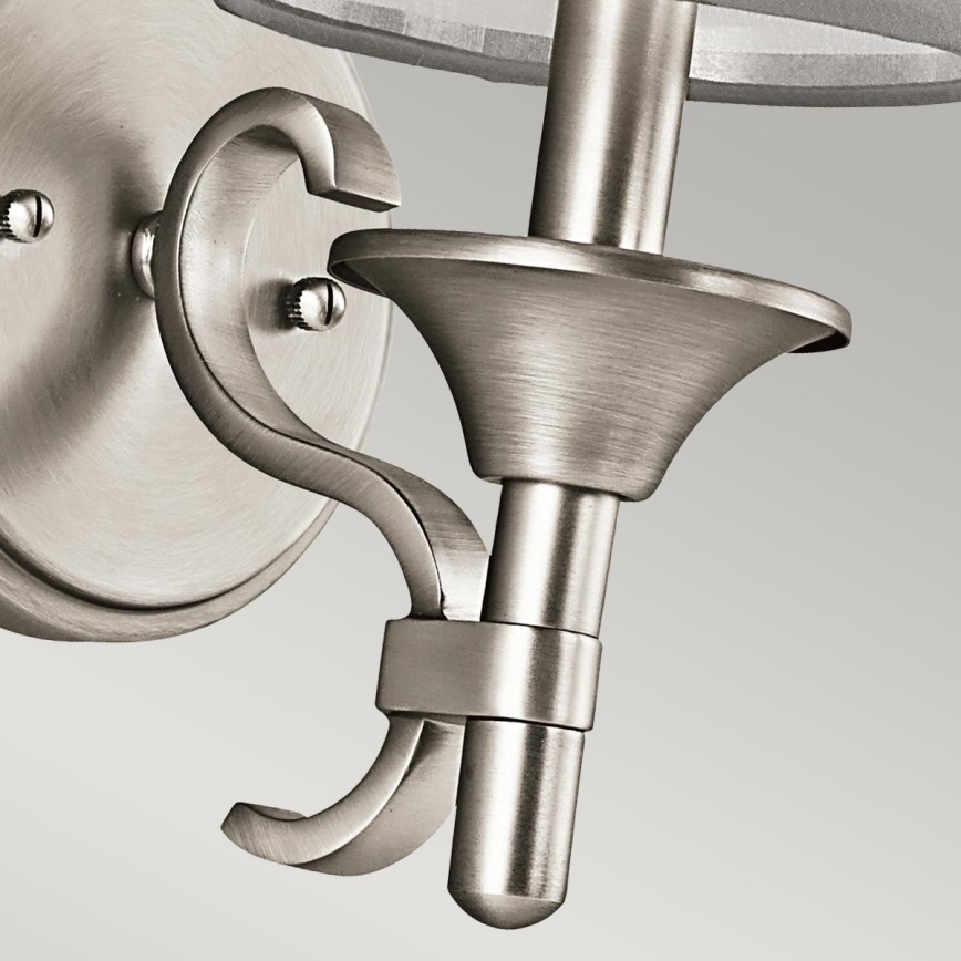 Kichler - Sienas gaismeklis LACEY 1xE14/40W/230V matēts hroms